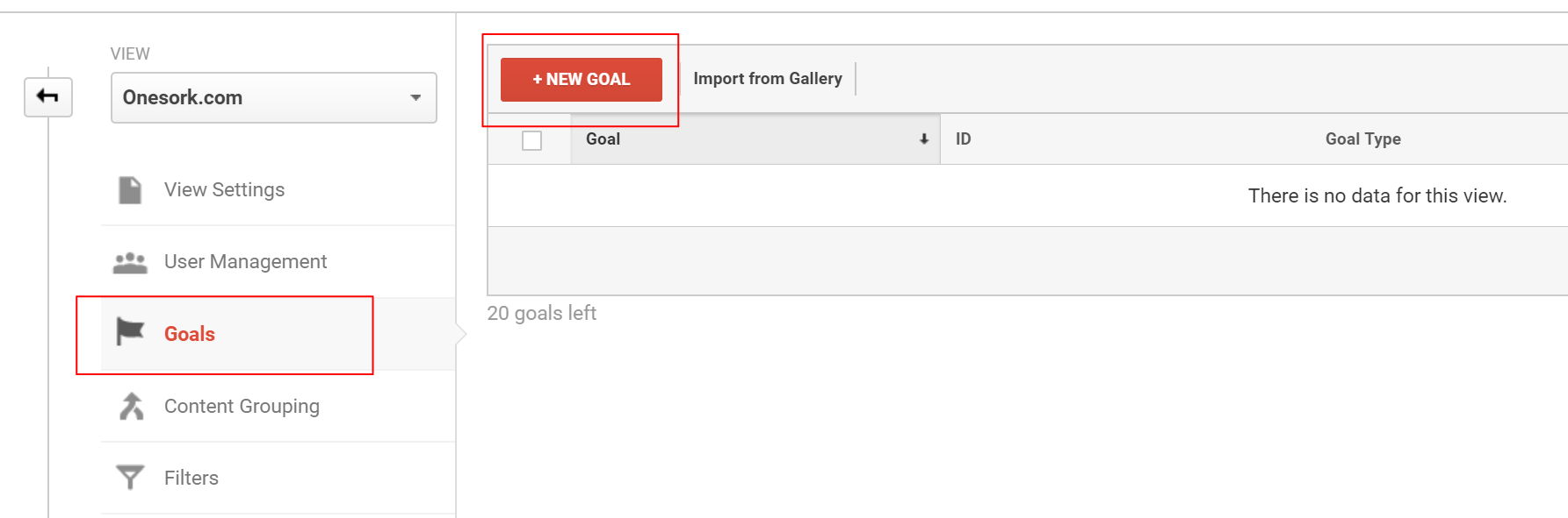 Google Analytics: Set up conversion tracking