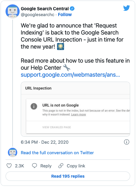 Google Rickrolls SEOs With Recrawl Now Button In Search Console
